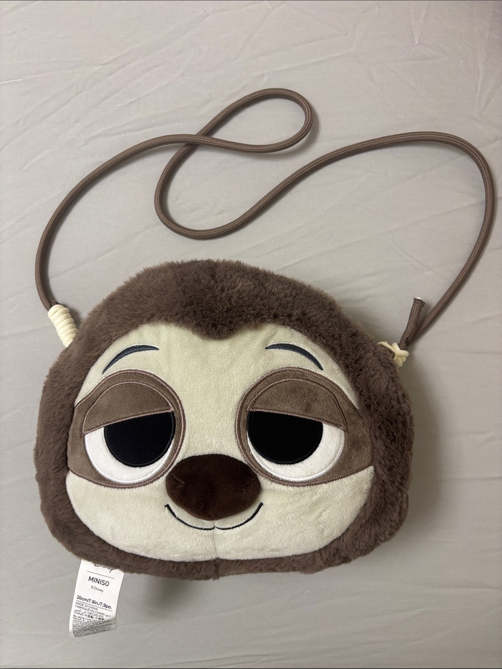 Nwot Disney Plush Sloth Crossbody Bag